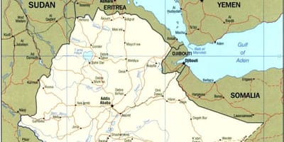 نقشه از اتیوپی نقشه برداری سازمان